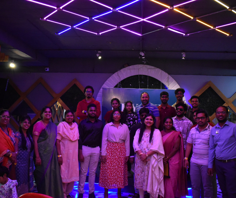 Volunteers and participants gathered for a group photo at the Beyond Labels program.