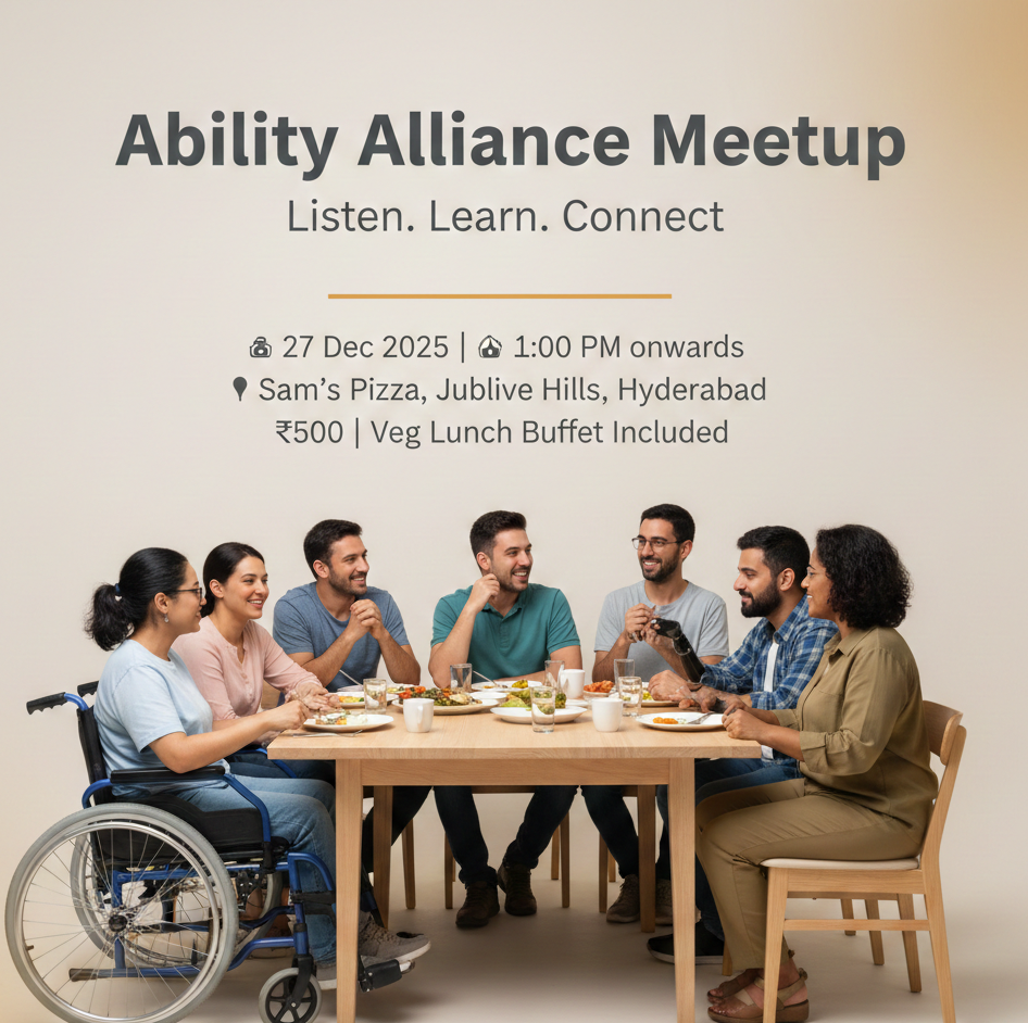 Ability Awareness meetup event banner